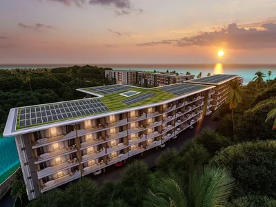 Zespół mieszkaniowy New residence with a hotel and a spa center, 50 meters from Bang Tao Beach, Phuket, Thailand