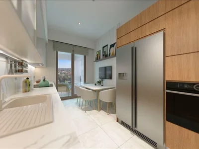 Zespół mieszkaniowy New residence with a swimming pool, a green area and a sunbathing area close to schools and a metro station, Istanbul, Turkey