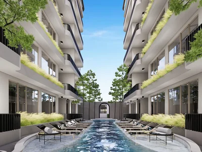 Complexe résidentiel Modern residential complex with many amenities in Kamala, Phuket, Thailand