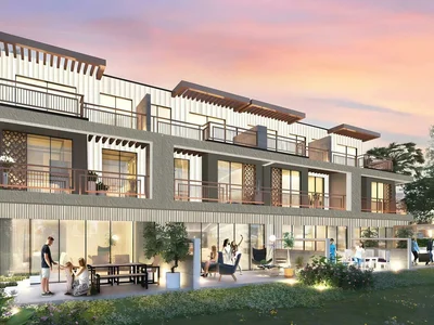 Wohnanlage New complex of townhouses Natura with a swimming pool, a spa center and green areas, Damac Hills 2, Dubai, UAE