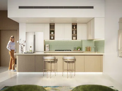 Residential complex New residence Eleve with swimming pools, a fitness center and lounge areas, Jebel Ali Industrial Second, Dubai, UAE