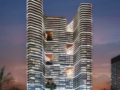 Residential complex New high-rise residence Binghatti Hills with swimming pools, sports grounds and a green area, Barsha South, Dubai, UAE