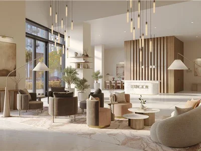 Complexe résidentiel New Lexington Residence with a swimming pool and sports grounds, Townsquare, Dubai, UAE