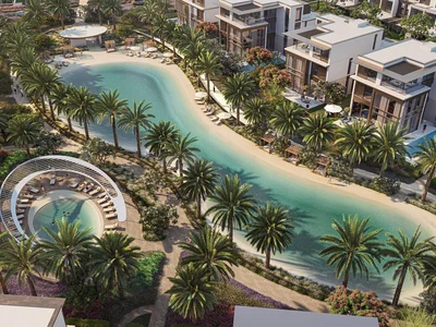 Complexe résidentiel New gated residence Nad al Sheba Gardens with a lagoon and a swimming pool close to highways, Nad Al Sheba 1, Dubai, UAE