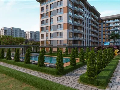 Residential complex New residence with a swimming pool and an underground parking, Istanbul, Turkey