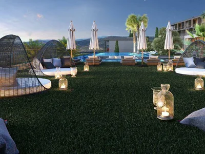 Complejo residencial Lake view apartments in a new residential complex with a swimming pool and a fitness center, Bodrum, Turkey