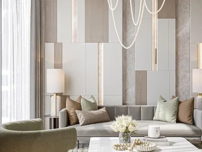 Complejo residencial New Provenza Residences with a roof-top swimming pool and a panoramic view in the prestigious area of JVC, Dubai, UAE