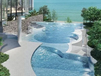 Wohnanlage New waterfront high-rise residence with a private beach and a swimming pool, Pattaya, Thailand