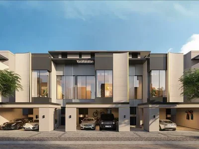 Residential complex New complex of townhouses Watercrest with swimming pools, Meydan, Dubai, UAE