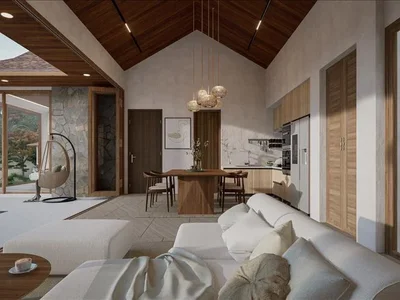 Complexe résidentiel Gated complex of villas with swimming pools at 400 meters from the coast, Samui, Thailand