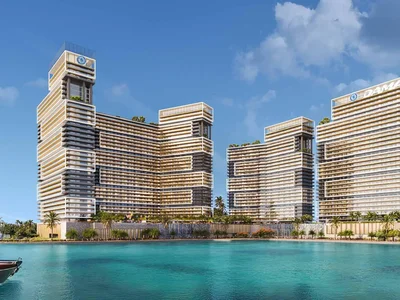 Wohnanlage Branded residential complex Chelsea Residences with a beach club and marina in Dubai Maritime City, UAE