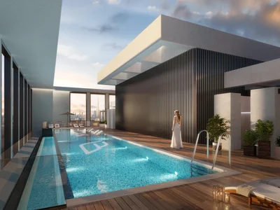 Zespół mieszkaniowy Prestigious residential complex Binghatti Twilight in Jaddaf Waterfront area, Dubai, UAE