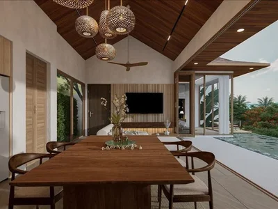 Complexe résidentiel Gated complex of villas with swimming pools at 400 meters from the coast, Samui, Thailand