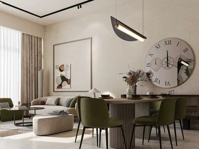Residential complex New South Living Luxury Residence with swimming pools and a green area close to the airport, Dubai South, Dubai, UAE