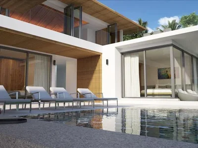 Complexe résidentiel New complex of villas with swimming pools 3 minutes away from a golf course and close to Maenam Beach, Samui, Thailand