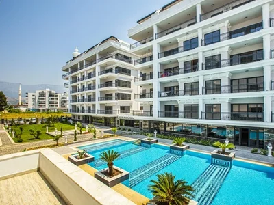 Residential complex Furnished 1+1 apartment in Toprak Palace complex on the seafront.