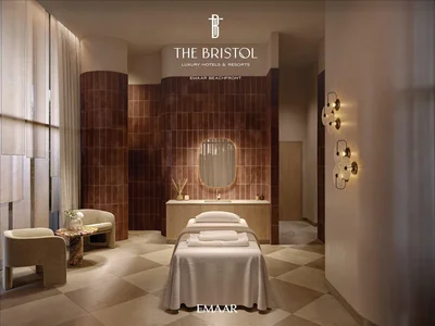 Zespół mieszkaniowy Furnished penthouses at Bristol beachfront residence, Emaar Beachfront area, Dubai, UAE