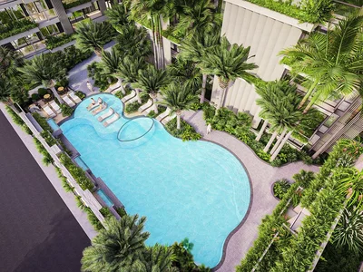 Zespół mieszkaniowy New complex of apartments with coworking 450 meters from the sea, green area of the city, Pattaya, Chonburi, Thailand