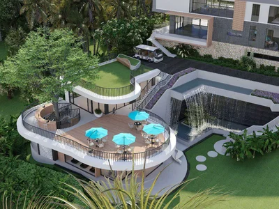 Residential complex Villas with private pools, large terraces and lounge areas, Chaweng Noi, Koh Samui, Thailand