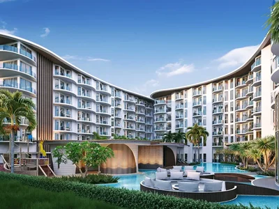 Zespół mieszkaniowy Apartments in the Aura Condominium complex in Rawai.