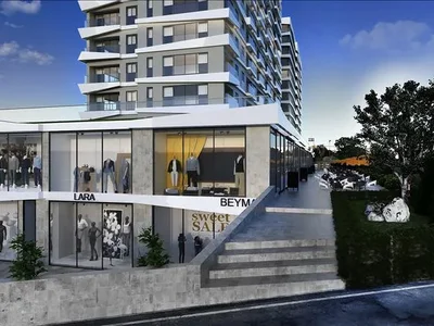 Zespół mieszkaniowy Residential complex with a swimming pool, meeting rooms and a spa area near a metro station, Istanbul, Turkey