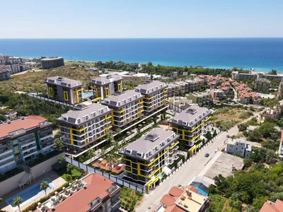 Barrio residencial One-room apartment in Alanya just 400 meters from the sea