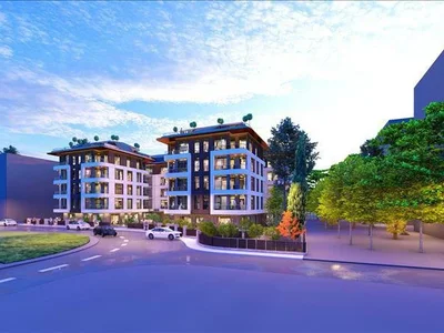 Zespół mieszkaniowy New residence with a garden close to a metro station, Istanbul, Turkey