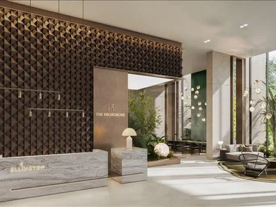 Zespół mieszkaniowy Apartments in the new residence The Highgrove with swimming pools, spa and restaurant in the area of ​​Nad Al Sheba 1/Meydan, Dubai
