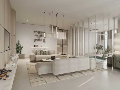Residential complex New high-rise One B Tower with a swimming pool, lounge areas and a co-working area, Al Quoz, Dubai, UAE
