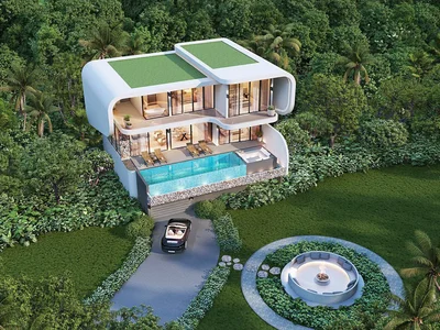 Complexe résidentiel New residential complex of luxury villas in Bo Phut, Koh Samui, Surat Thani, Thailand