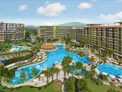 Zespół mieszkaniowy Luxury residence with a private beach, swimming pools and aqua parks, Antalya, Turkey