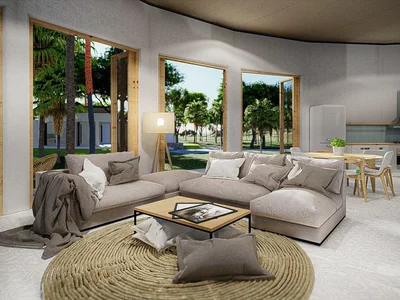Zespół mieszkaniowy New complex of furnished villas with swimming pools, 8 minutes away from Maenam Beach, Samui, Thailand