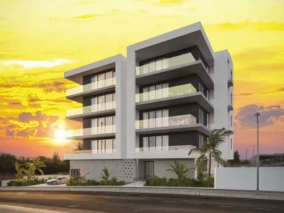 Zespół mieszkaniowy Low-rise complex with a parking in a residential area of Nicosia, Cyprus