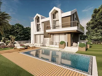 Complejo residencial New complex of villas with swimming pools and a business center on the outskirts of Istanbul, Turkey