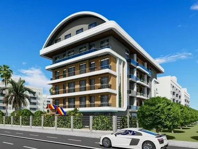 Zespół mieszkaniowy Residential complex in the city center, 300 meters from the sea, Alanya, Turkey