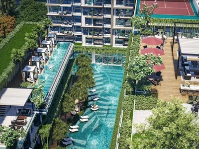 Residential complex New residential complex with swimming pools, a garden and a meeting room, Pattaya, Thailand