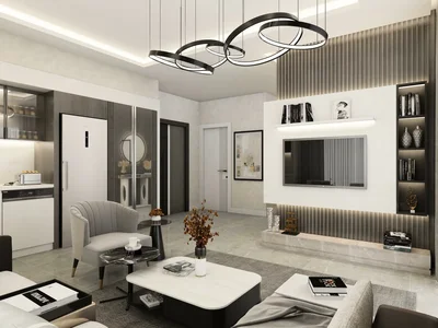 Complexe résidentiel Residential complex with many facilities and services, 200 meters from the beach and promenade, Kargicak, Alanya, Turkey