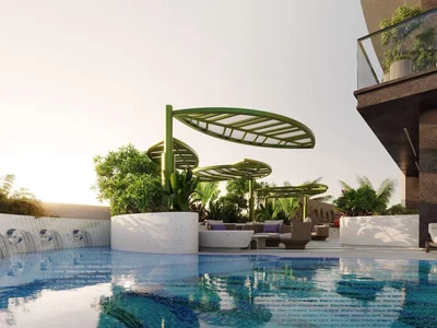 Zespół mieszkaniowy Modern residential complex Olivia Gardens with a good range of amenities in Jumeirah Garden City, Dubai, UAE