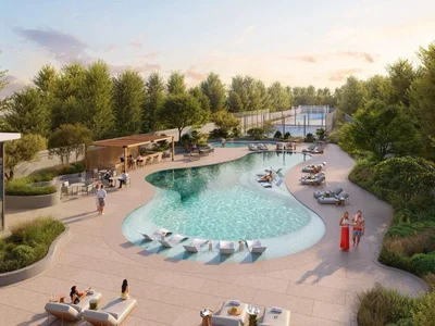 Residential complex New residential complex D-Villas with golf and tennis academies, restaurants and shopping malls, Jumeirah Golf Estates, Dubai, UAE