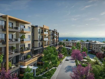 Complejo residencial New residence with swimming pools and gardens near a highway and a metro station, Istanbul, Turkey