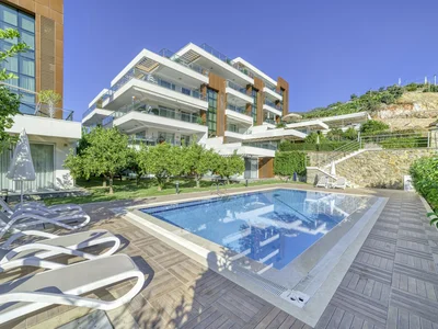 Residential complex 3-Bedroom duplex apartments with Large Terrace in Cikcilli, Alanya