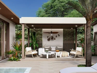 Wohnanlage New residential complex of furnished villas with pools in Maret, Samui, Thailand