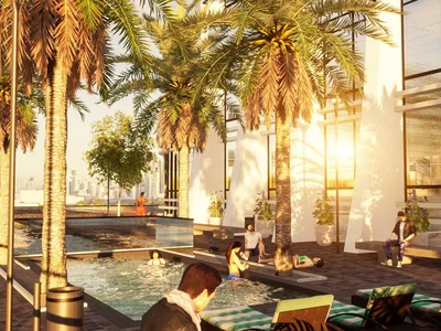 Residential complex Cloud Tower — new residence by Tiger Group with swimming pools and a panoramic view in JVT, Dubai