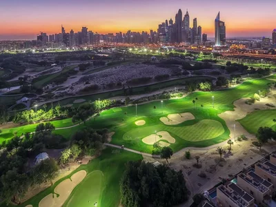 Complejo residencial New residence Golf Views Seven City with swimming pools, a shopping mall and a co-working area, JLT, Dubai, UAE