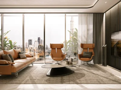 Complexe résidentiel Pagani Tower — residential complex by Dar Al Arkan with unique design and views of Dubai Water Canal and Burj Khalifa in Business Bay, Dubai