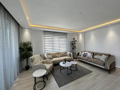 Barrio residencial Comfortable 2+1 apartment with sea view in Avsallar