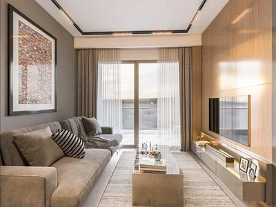Zespół mieszkaniowy New residence with a swimming pool at 800 meters from the beach, Mersin, Turkey