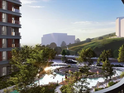 Zespół mieszkaniowy New residence with swimming pools, gardens and spa close to TEM highway and parks, Istanbul, Turkey