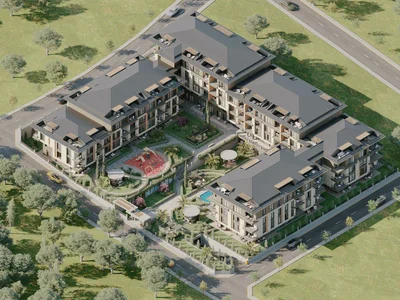 Zespół mieszkaniowy Apartments with the park and sea views, in a residential complex with swimming pools, Büyükçekmece, Istanbul, Turkey