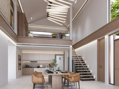 Zespół mieszkaniowy New complex of premium villas on the shores of Bang Tao Bay, Phuket, Thailand
